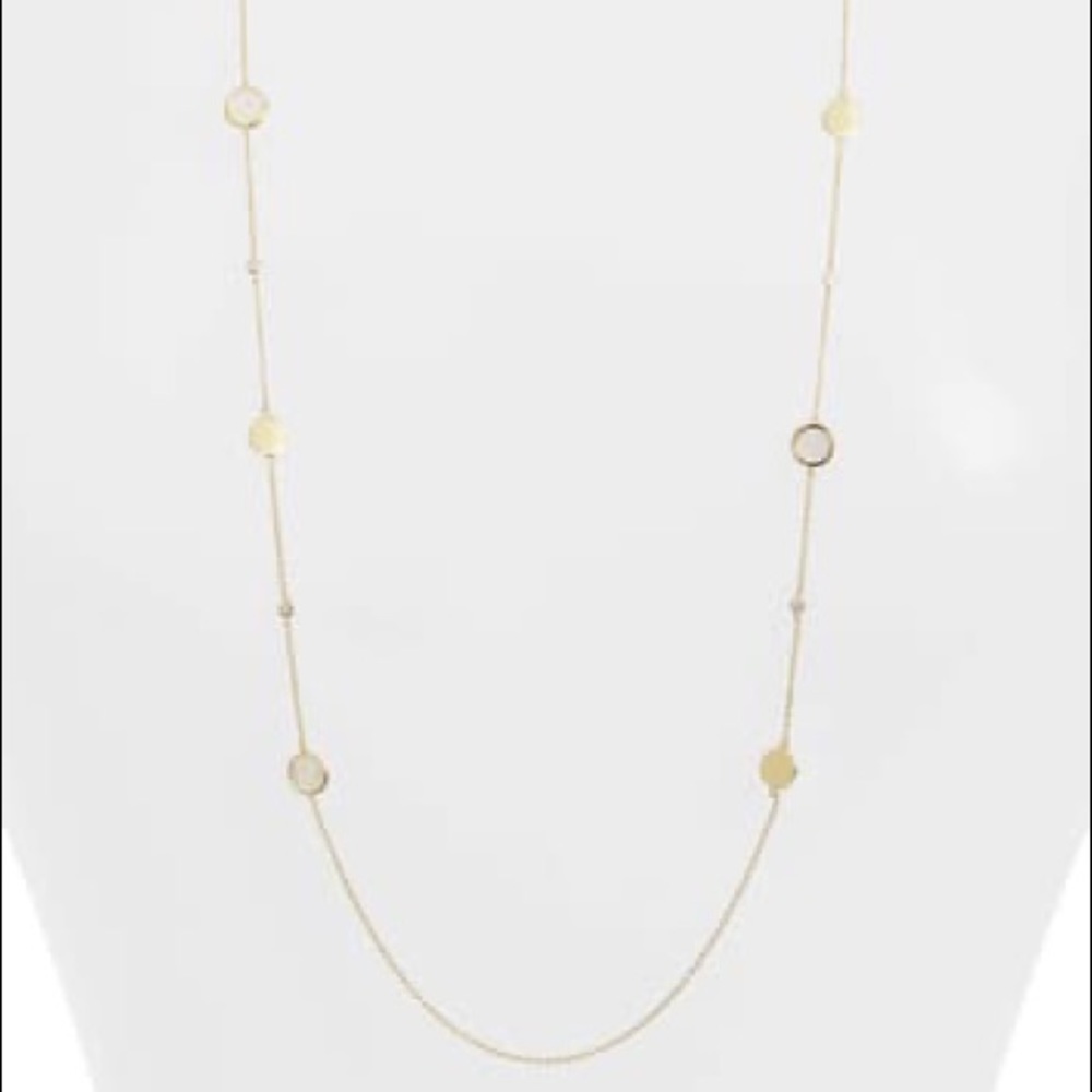 Argento Vivo Mother of Pearl Station Necklace